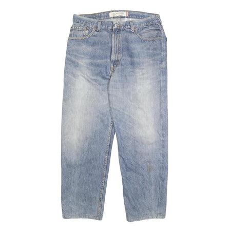 LEVI'S 550 Tapered Mens Jeans Blue Relaxed Denim Medium W34 L30 Zip Cotton