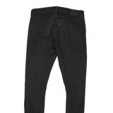 LEVI'S 601 Womens Jeans Black Slim Skinny Denim W26 L31 Stretch Cotton Blend