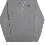 THE NORTH FACE Mens Grey Hoodie M Cotton Blend Casual Pullover Sweatshirt