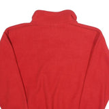 BUCKINGHAM Mens Red Plain Pullover Jumper Crew Neck Polyester M Casual Warm