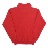 BUCKINGHAM Mens Red Plain Pullover Jumper Crew Neck Polyester M Casual Warm