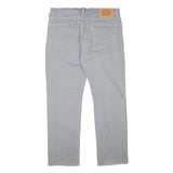 LEVI'S Mens Slim Grey Denim Jeans W36 L30 Cotton Blend Zip Classic Fit
