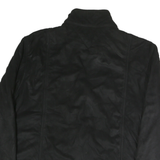 TOMMY HILFIGER Womens Black Polyester Blend Zip Jacket XL Classic Plain Zip Up