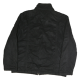 TOMMY HILFIGER Womens Black Polyester Blend Zip Jacket XL Classic Plain Zip Up