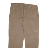 DICKIES Mens Regular Fit Brown Denim Jeans W40 L32 Workwear Style Zip Closure