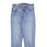 LEVI'S 501 BIG E Womens Jeans Blue Regular Straight Denim Light W27 L28 Classic