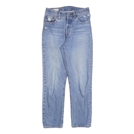 LEVI'S 501 BIG E Womens Jeans Blue Regular Straight Denim Light W27 L28 Classic