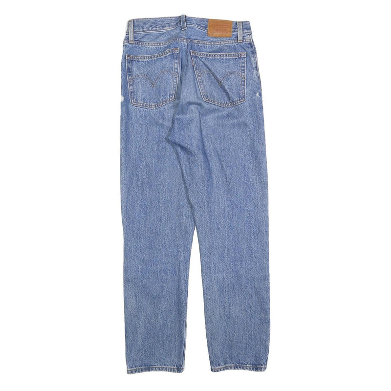 LEVI'S 501 BIG E Womens Jeans Blue Regular Straight Denim Light W27 L28 Classic