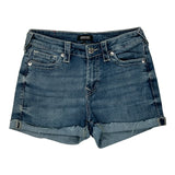 True Religion Skinny Denim Shorts - 27W US 2 Blue Denim