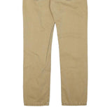 LEVI'S Mens Cotton Blend Beige Regular Straight Trousers W32 L30 Casual Everyday