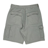 Wrangler Cargo Shorts - 34W 10L Grey Cotton