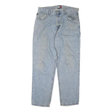TOMMY HILFIGER Mens Jeans Blue Regular Straight Denim Light W34 L30 Classic Fit