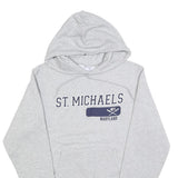 CHAMPION Mens Grey St Michaels Printed Pullover Hoodie XS Casual Streetwear