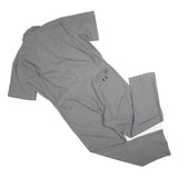 DICKIES Mens Grey Cotton Blend Dungarees Regular Fit XL W44 L32 Utility Workwear