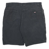 DICKIES Mens Black Casual Shorts XL W40 Workwear Cotton Logo
