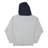 SPORT Mens Grey & Navy Treasure Valley Chukars Hoodie S Cotton Blend Sportswear