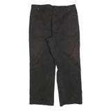 DICKIES Mens Cotton Blend Black Regular Fit Straight Leg Trousers W38 L30