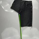 Avirex Denim Shorts - 28W 12L Gray Denim