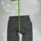 Dickies Carpenter Pants - 35W 32L Gray Cotton