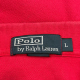 Polo By Ralph Lauren Polo Shirt - Large Red Cotton