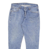 LEVI'S Mens Slim Blue Denim Light W32 L27 Jeans Button Closure