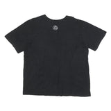 AIR JORDAN Mens Black Graphic Print XL Short Sleeve Crew Neck Cotton Blend