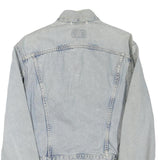 LEVI'S Mens Blue Denim Jacket S Cotton Blend Button Closure Classic Fit