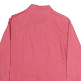 TEDDYS Womens Pink Cotton Shirt L Long Sleeve Button Front Casual