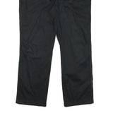 AUSTRALIAN Womens Black Cotton Blend Regular Straight Leg Trousers W33 L25