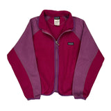 Age 8 Patagonia Fleece Jacket - Small Pink Polyester