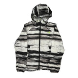The North Face Windbreaker - Medium Black & White Polyester