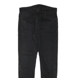 LEVI'S Mens Slim Black Jeans Denim W31 L29 Zip Classic Fit Stylish