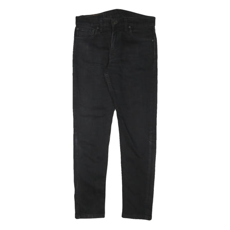 LEVI'S Mens Slim Black Jeans Denim W31 L29 Zip Classic Fit Stylish