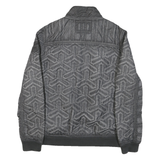 PME LEGEND Mens Grey Jacket M Polyester Blend Quilted Zip Closure Stylish