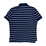 Polo By Ralph Lauren Striped Polo Shirt - XL Blue Cotton