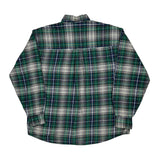 Cambridge Plaid Gant Checked Flannel Shirt - Large Grey Cotton