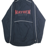 HOLLOWAY Mens Navy Blue Mayhem Fastpitch Polyester Jacket L Lightweight