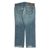 501 Levis Jeans - 37W 32L Blue Cotton