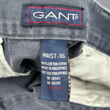 Gant Chino Shorts - 34W 6L Grey Cotton