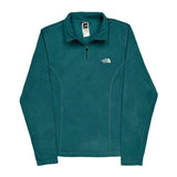 The North Face Fleece - Large Green Polyester