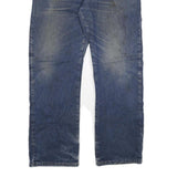 DICKIES Mens Blue Regular Fit Straight Denim Jeans W36 L32 Workwear Zip Closure