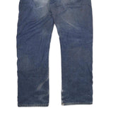 DICKIES Mens Blue Regular Fit Straight Denim Jeans W36 L32 Workwear Zip Closure