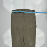 Wrangler Carpenter Trousers - 36W 34L Grey Cotton