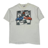 California Back 2 Back 1997 Hanes Graphic T-Shirt - XL White Cotton