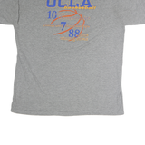 RUSSELL ATHLETIC Mens Grey UCLA Basketball T-Shirt XL Short Sleeve Crew Neck