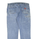 DICKIES Mens Jeans Blue Regular Straight Denim Medium W42 L32 Casual Workwear