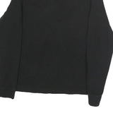 LACOSTE Mens Black Cotton Long Sleeve Plain Polo Shirt S Classic Sport