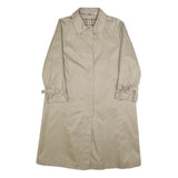 CANDA Womens Beige Cotton Classic Jacket M Plain Button Closure Long Sleeve