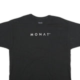CHAMPION Mens Black Cotton Graphic T-Shirt 2XL Short Sleeve Crew Neck Magic