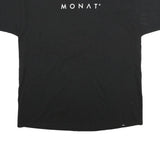 CHAMPION Mens Black Cotton Graphic T-Shirt 2XL Short Sleeve Crew Neck Magic